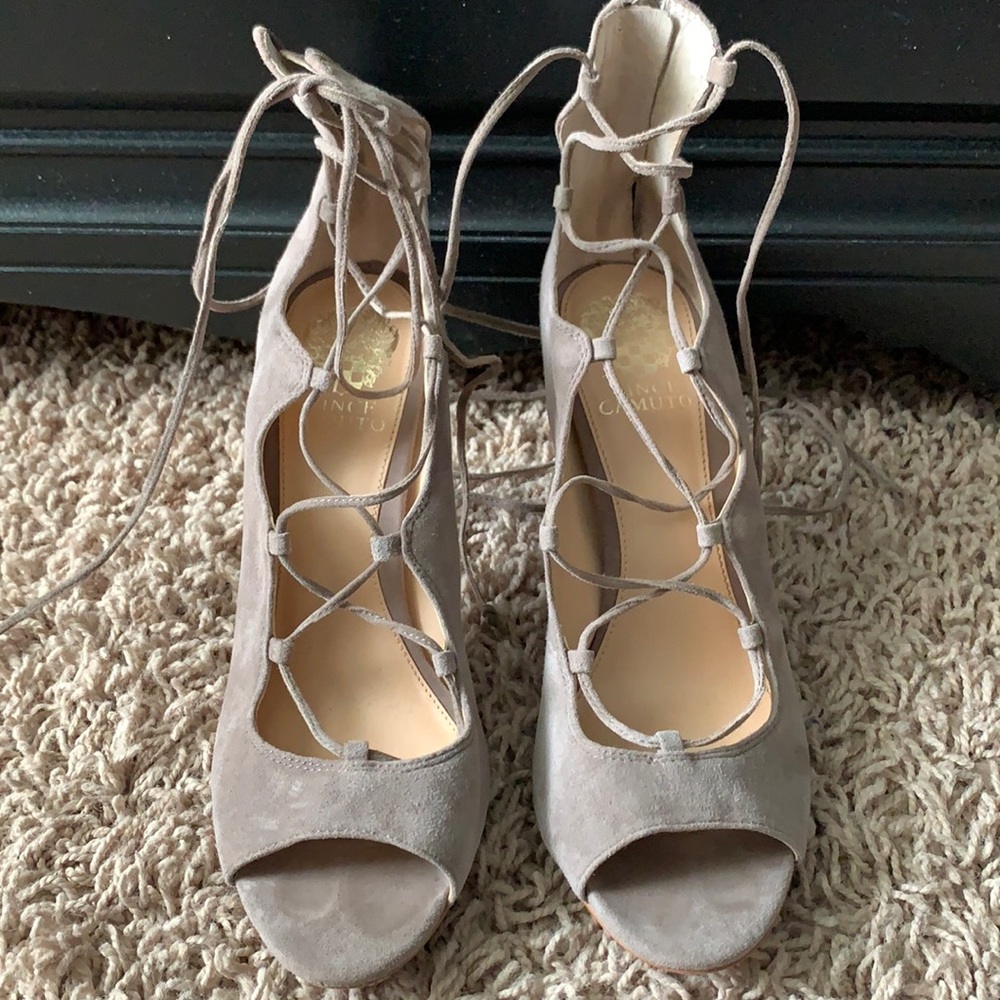 Grey Vince Camuto Heels